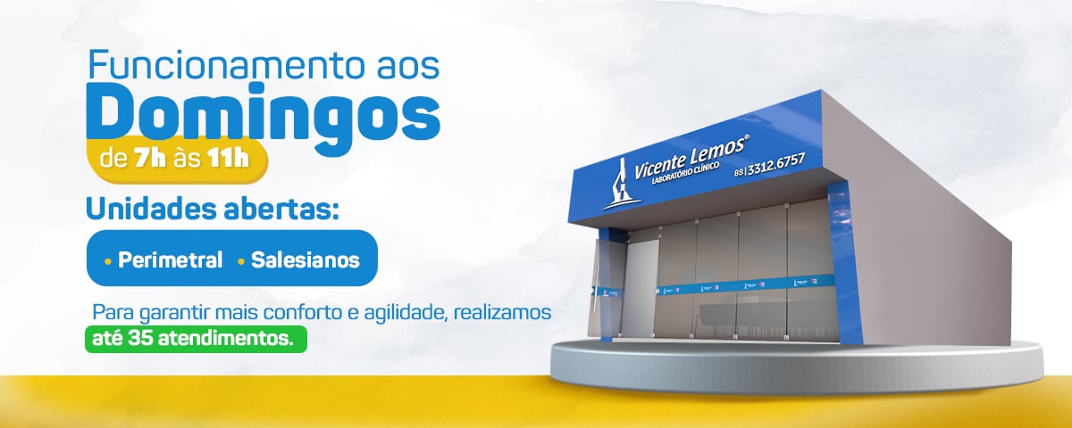 Laboratório aberto aos domingos